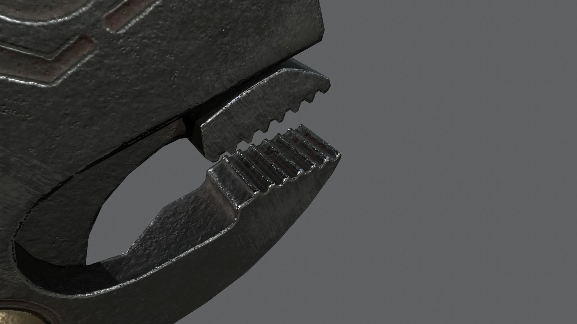 Nail Puller Pliers Low-poly 3D model_6