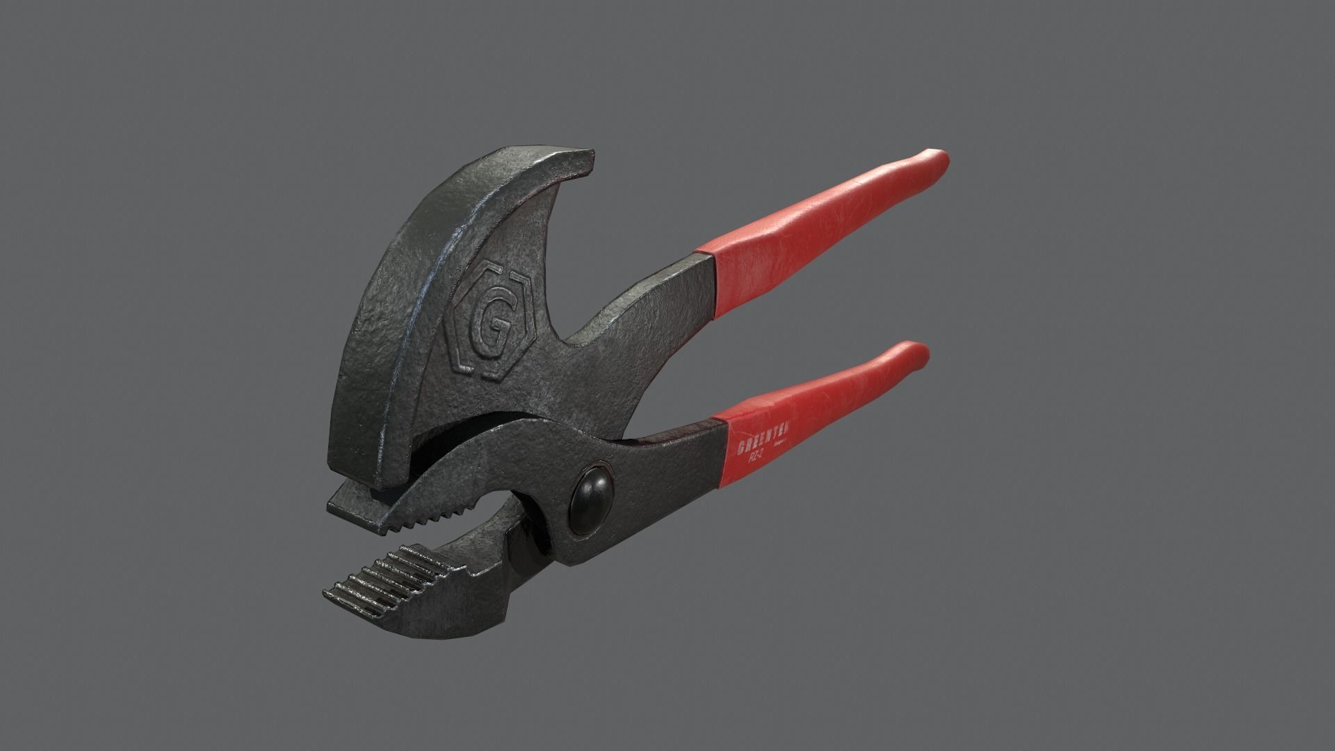 Nail Puller Pliers Low-poly 3D model_7