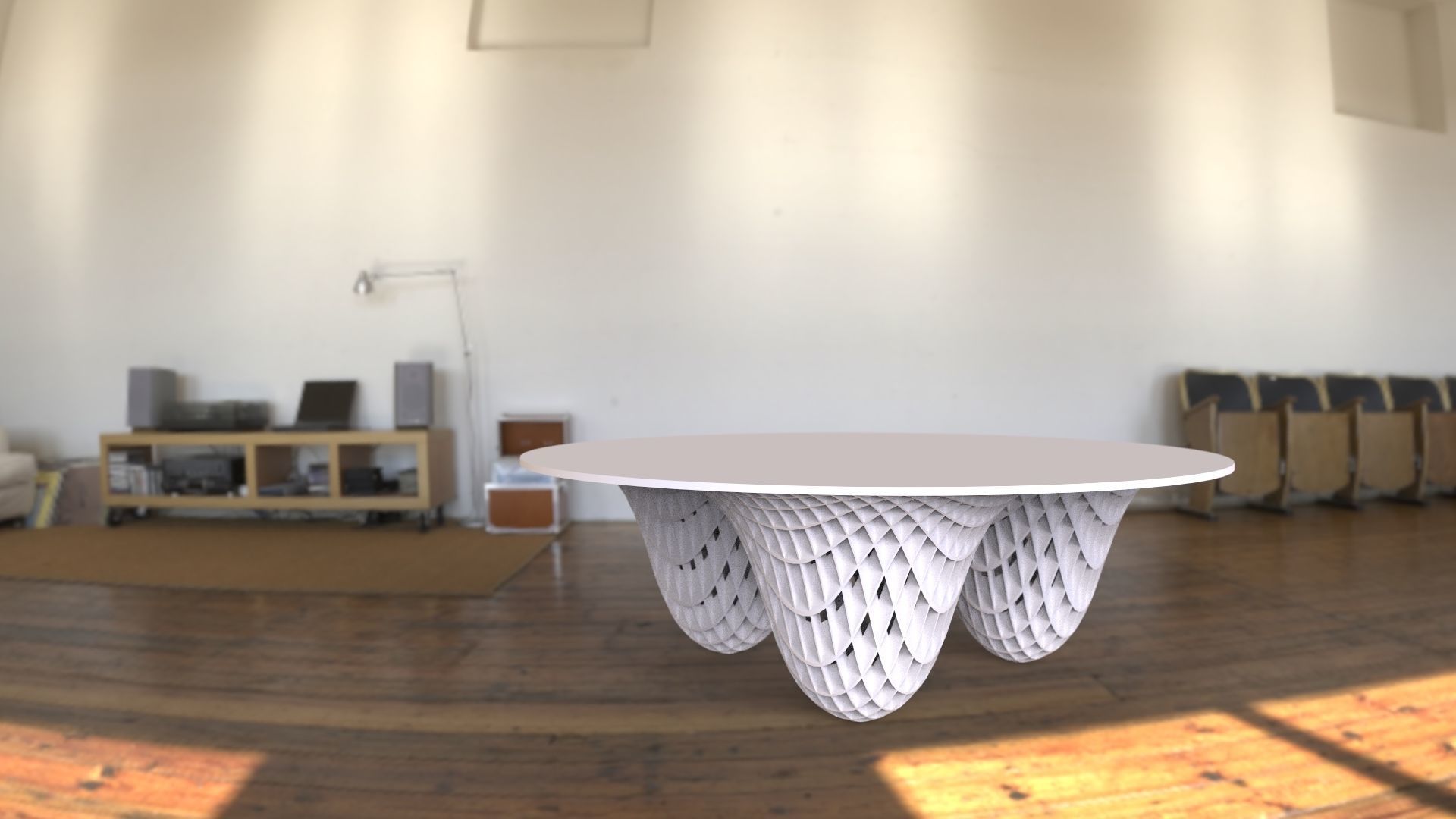 Parametric Table 3D model_6