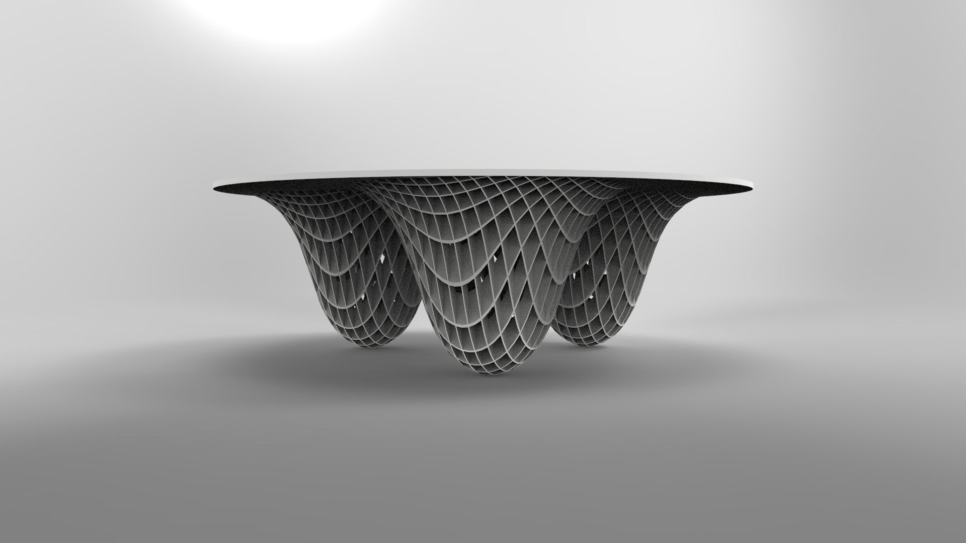 Parametric Table 3D model_4