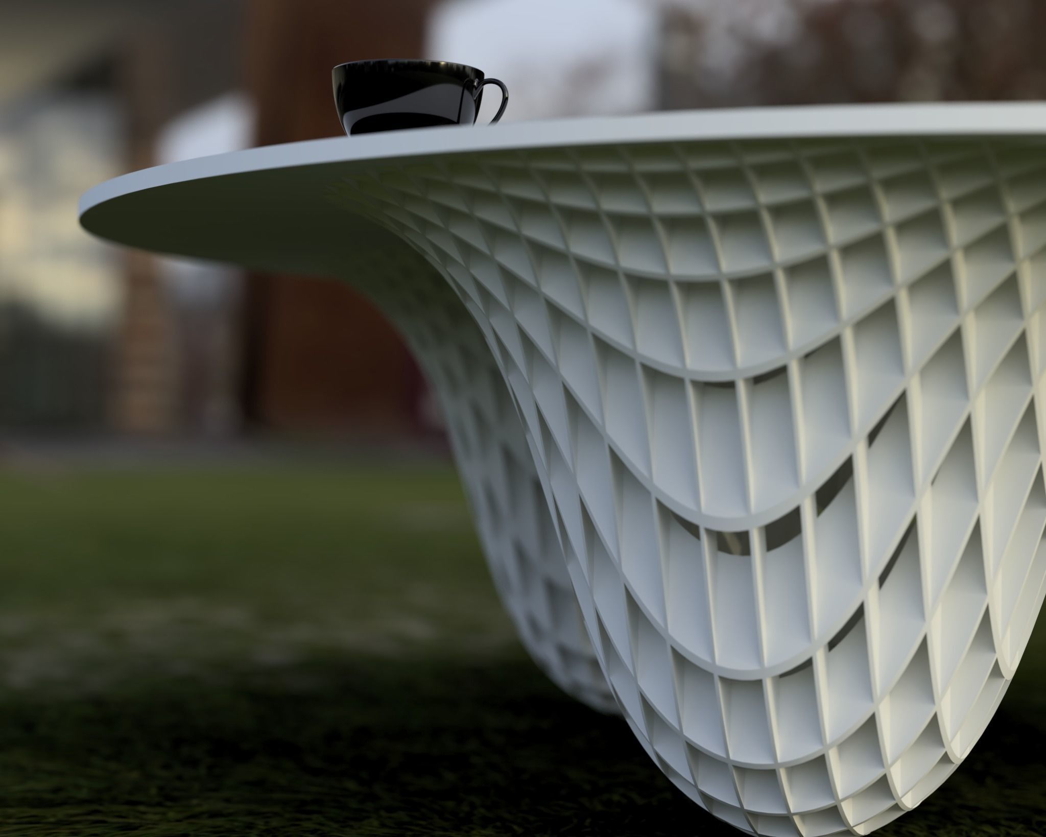 Parametric Table 3D model_2