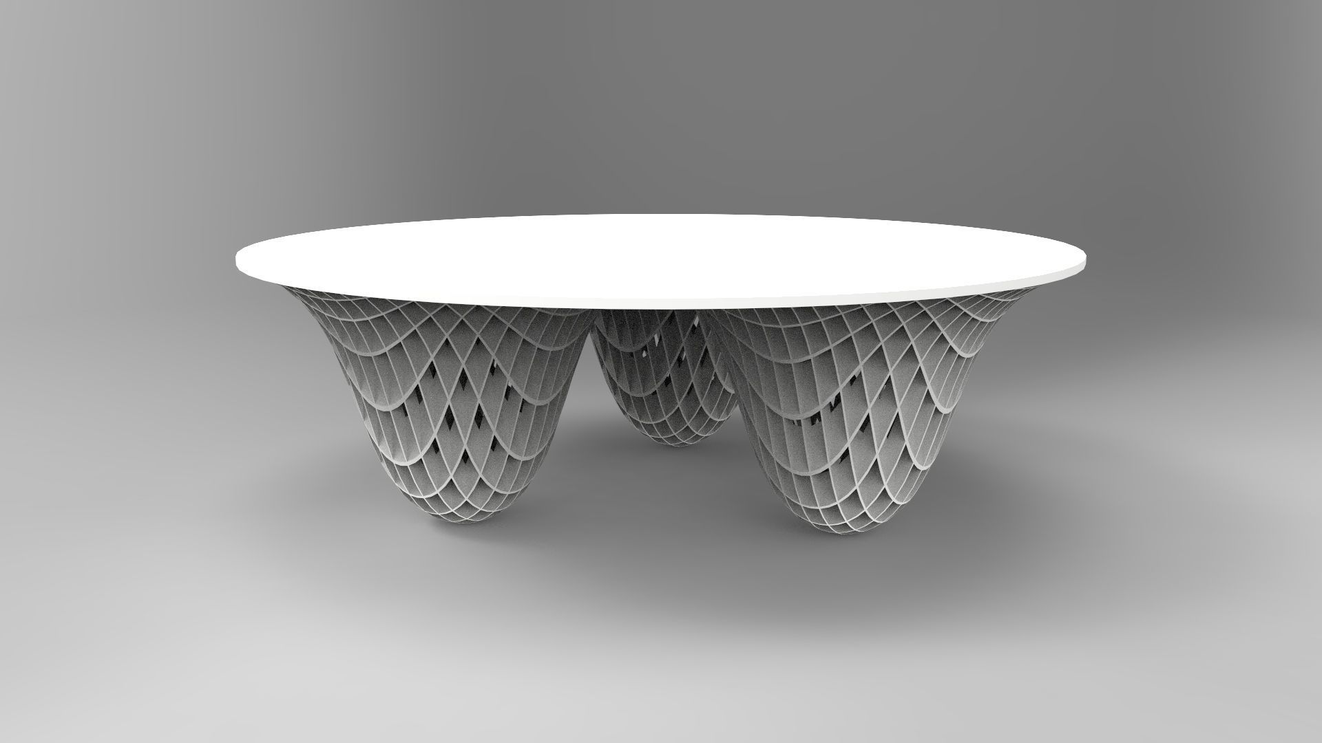 Parametric Table 3D model_5