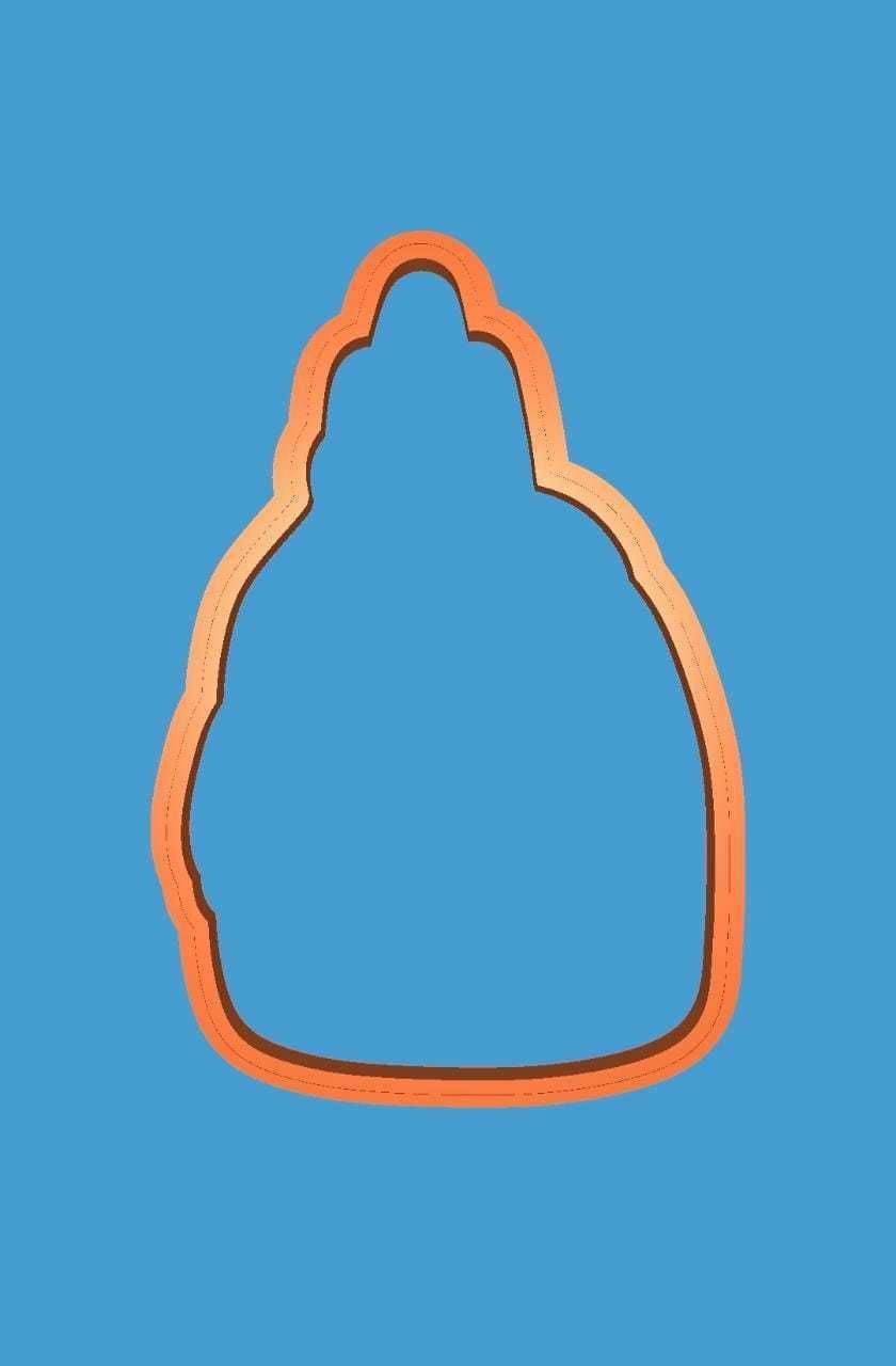 MakeIT Adventure Times Cookie Cutter Ice King With Frame 3D model_3