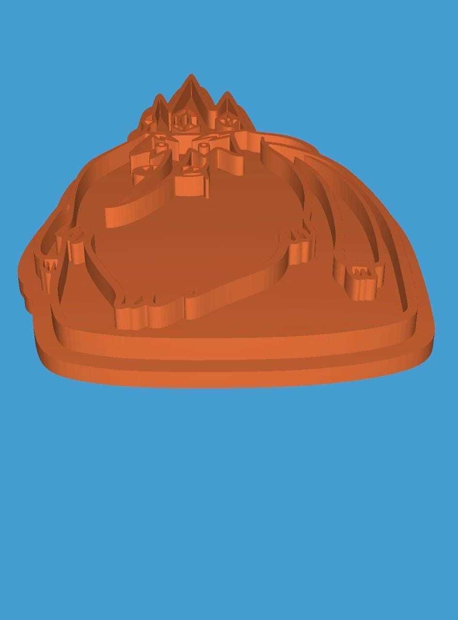 MakeIT Adventure Times Cookie Cutter Ice King With Frame 3D model_8