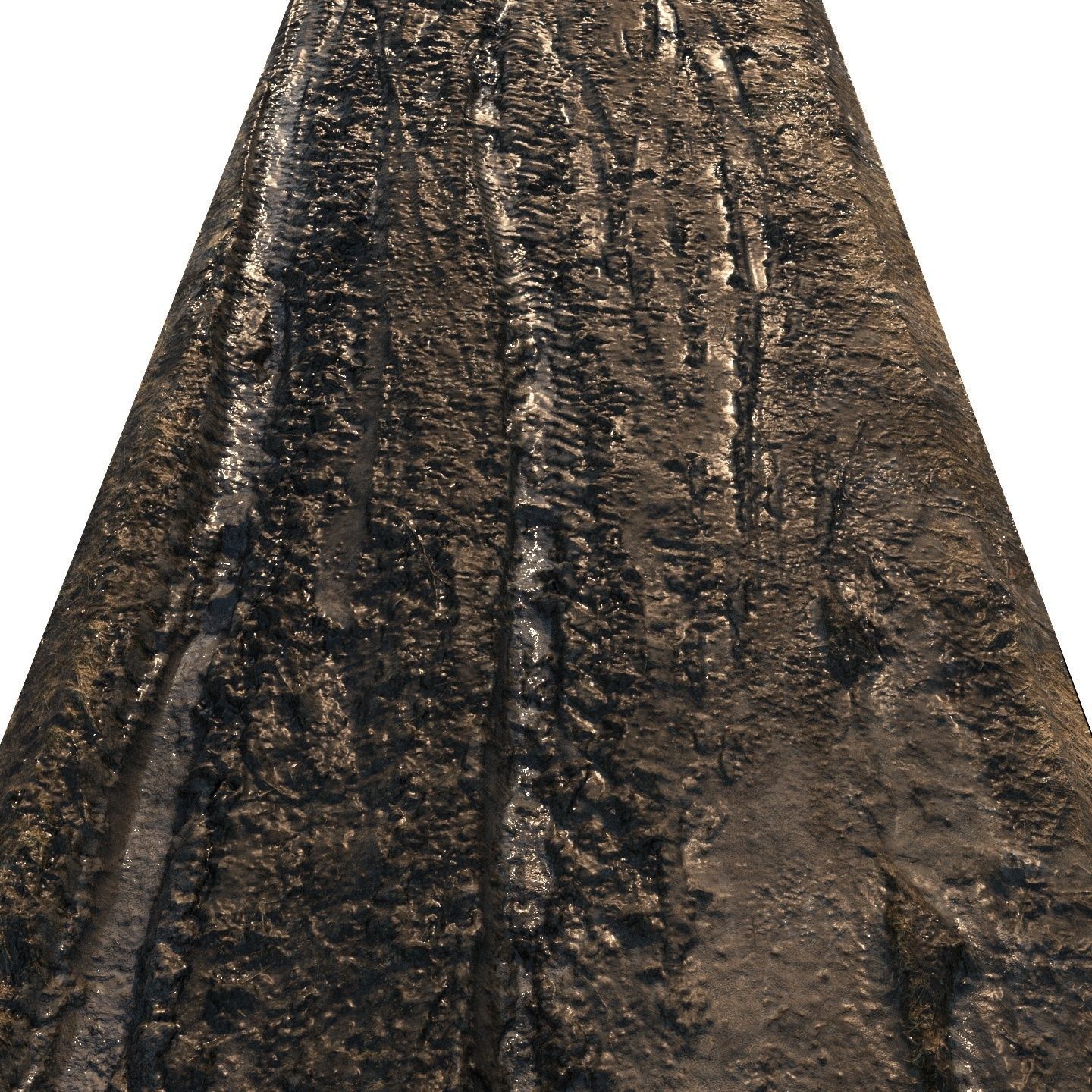 Dirt road material 05 Low-poly 3D model_3