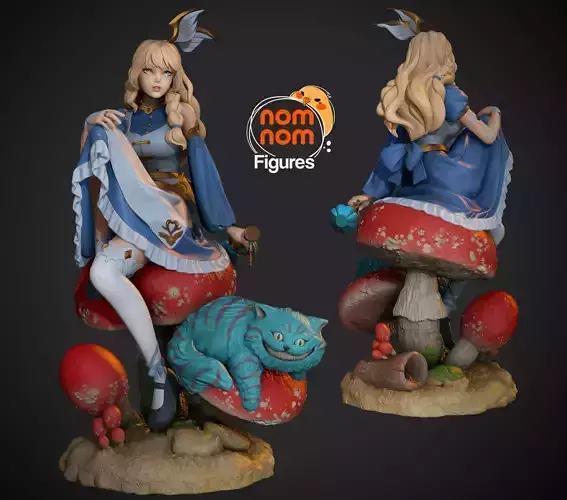 Alice in Wonderland - Version 1 3D print model