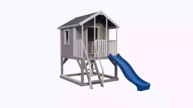 Playground wood playhouse backyard Domek dla Dzieci