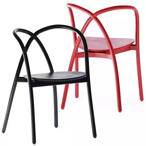 Ming Aluminum Chair by Stellar Works 3D model