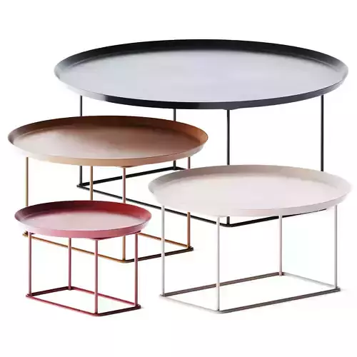 Fat Coffee Tables set by B B Italia