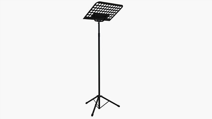 Music Stand Low-poly 3D model