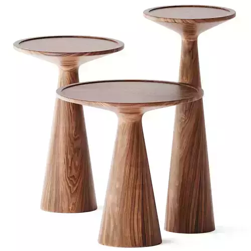 Round Coffee Side Table Figura by Draenert