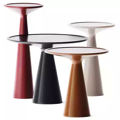 Metal Coffee Side Table Figura by Draenert