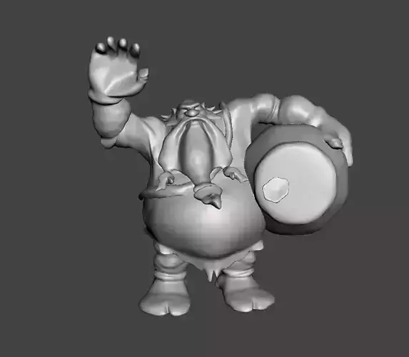 Gragas 3D Model gnome