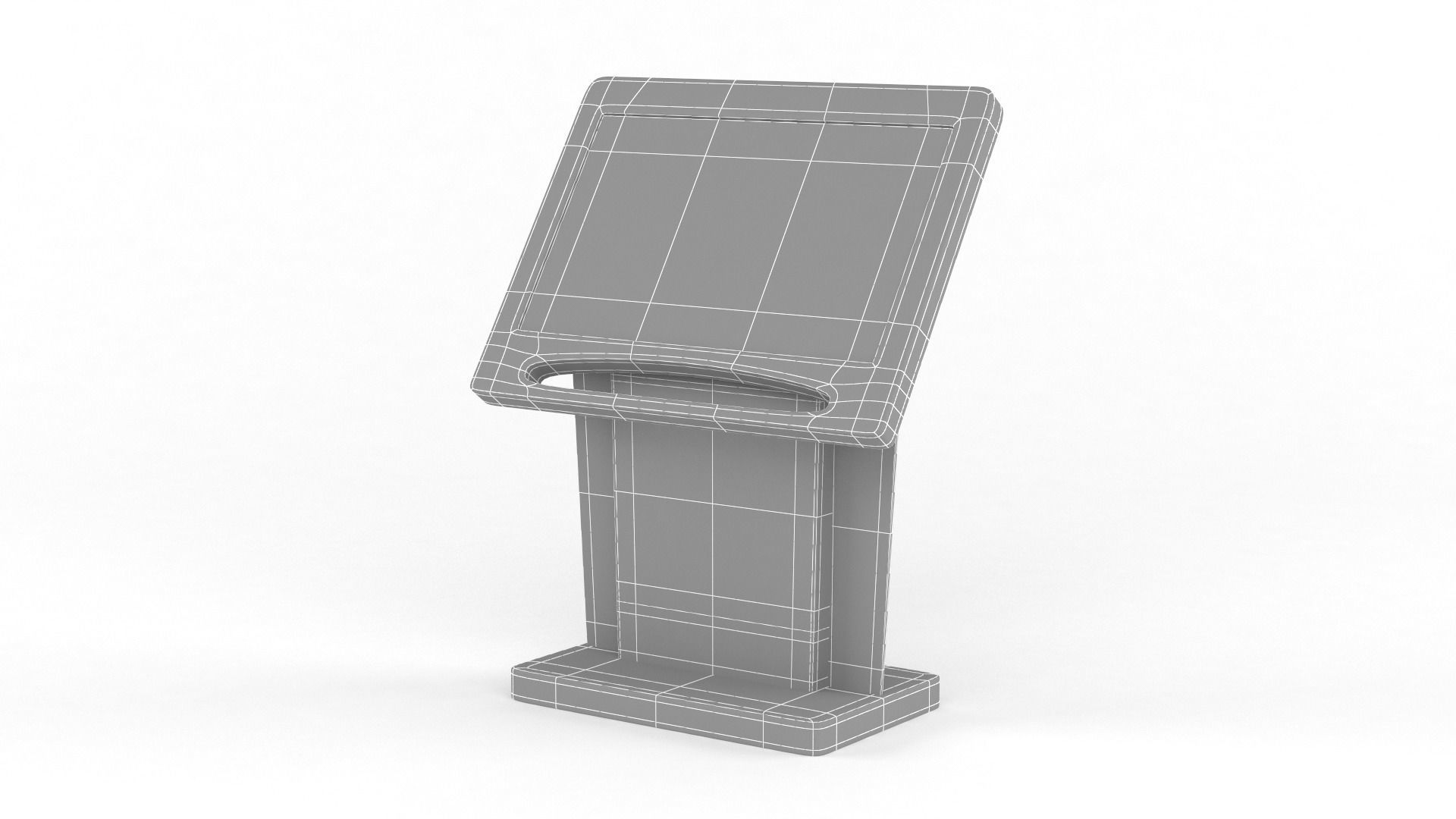 Information Kiosk 3D model_10