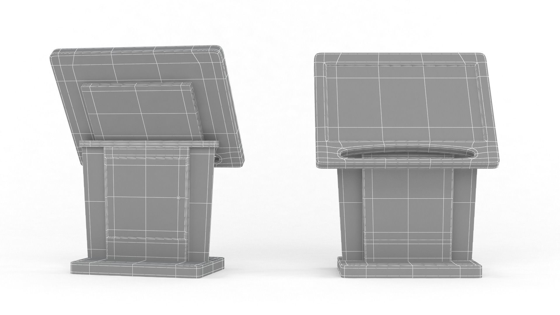 Information Kiosk 3D model_8