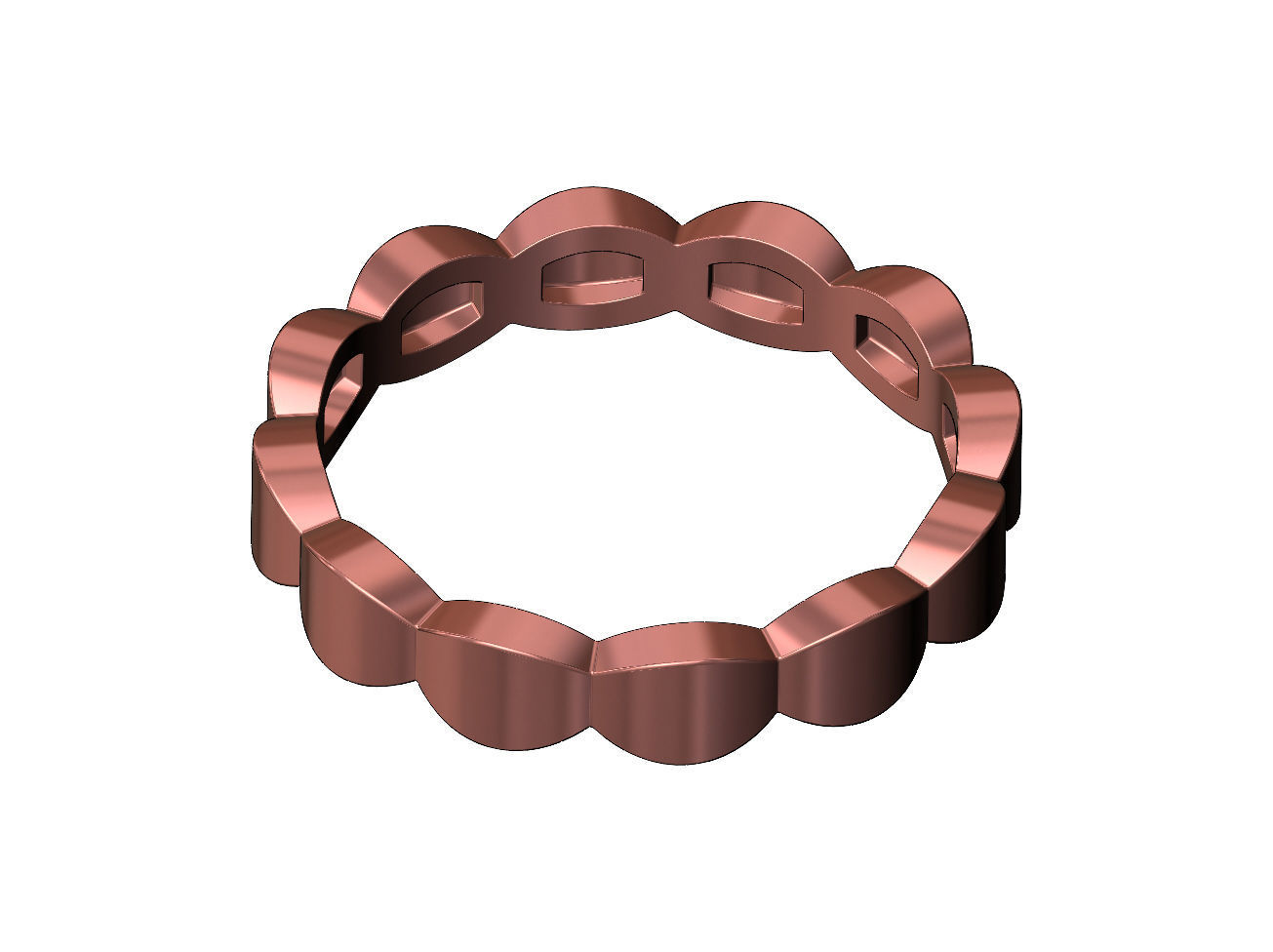 Rounded motif stacker band US size 4to10 3D print model_8