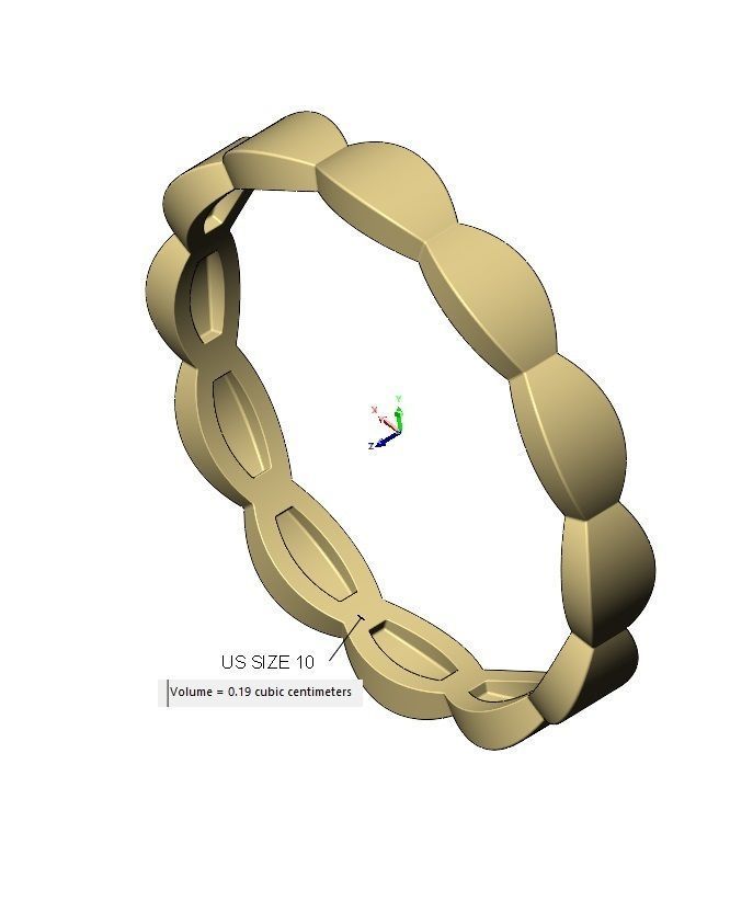 Rounded motif stacker band US size 4to10 3D print model_10