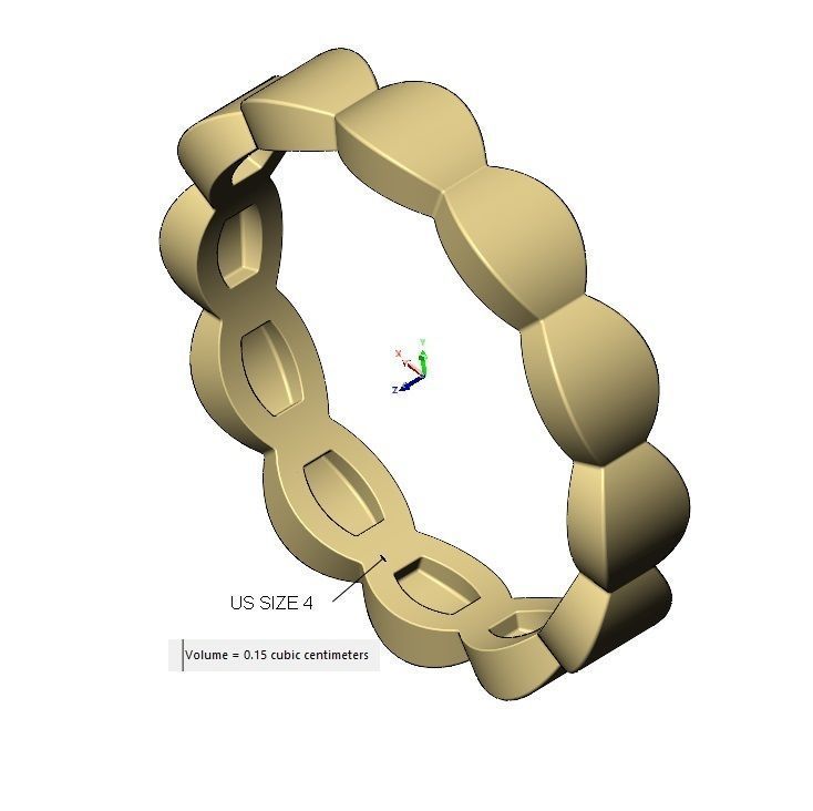 Rounded motif stacker band US size 4to10 3D print model_9