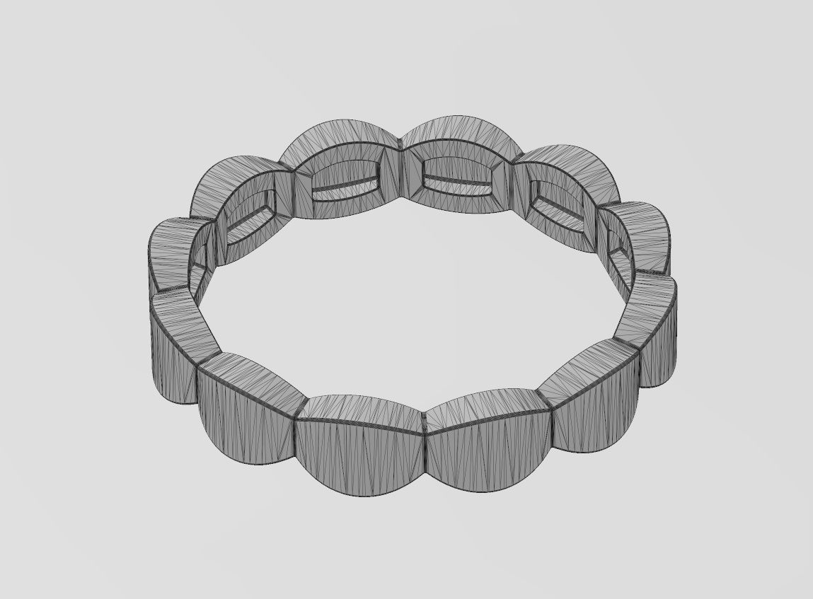 Rounded motif stacker band US size 4to10 3D print model_13