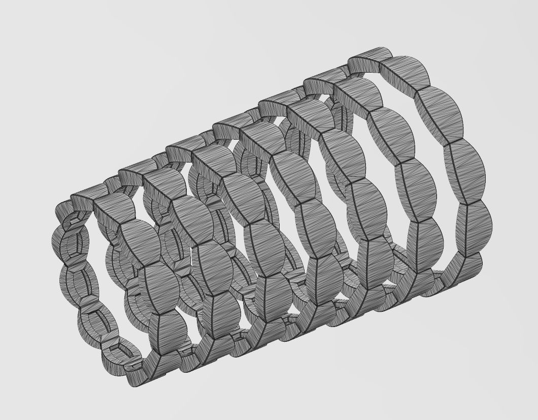 Rounded motif stacker band US size 4to10 3D print model_11