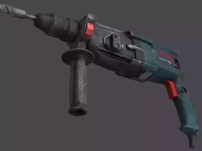 Bosch GBH Rotary Hammer RAW Scan 3D model
