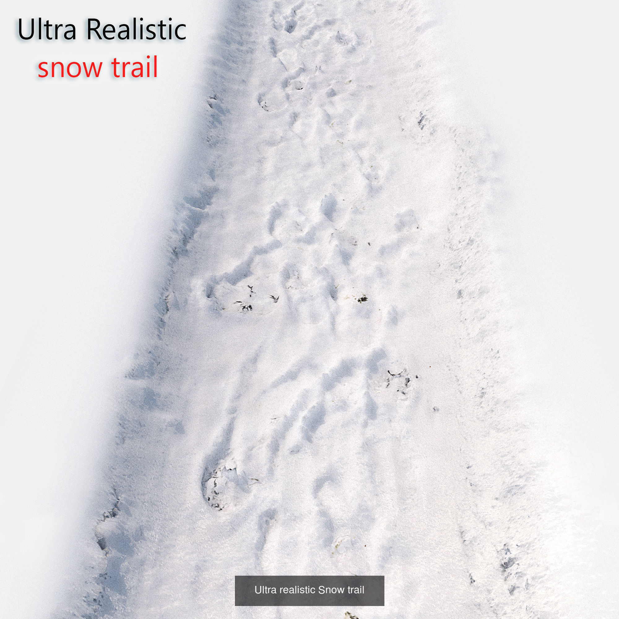 Ultra realistic Snow roads HQ 3D Model Collection_6