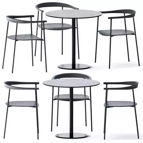 Round Table Tiffany Column by Scab Design