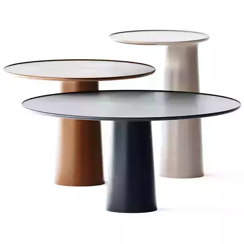 Metal Round Coffee Tables Colorado by Roche Bobois