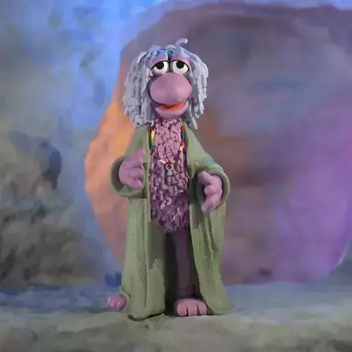 Fraggle Rock Mokey colored 