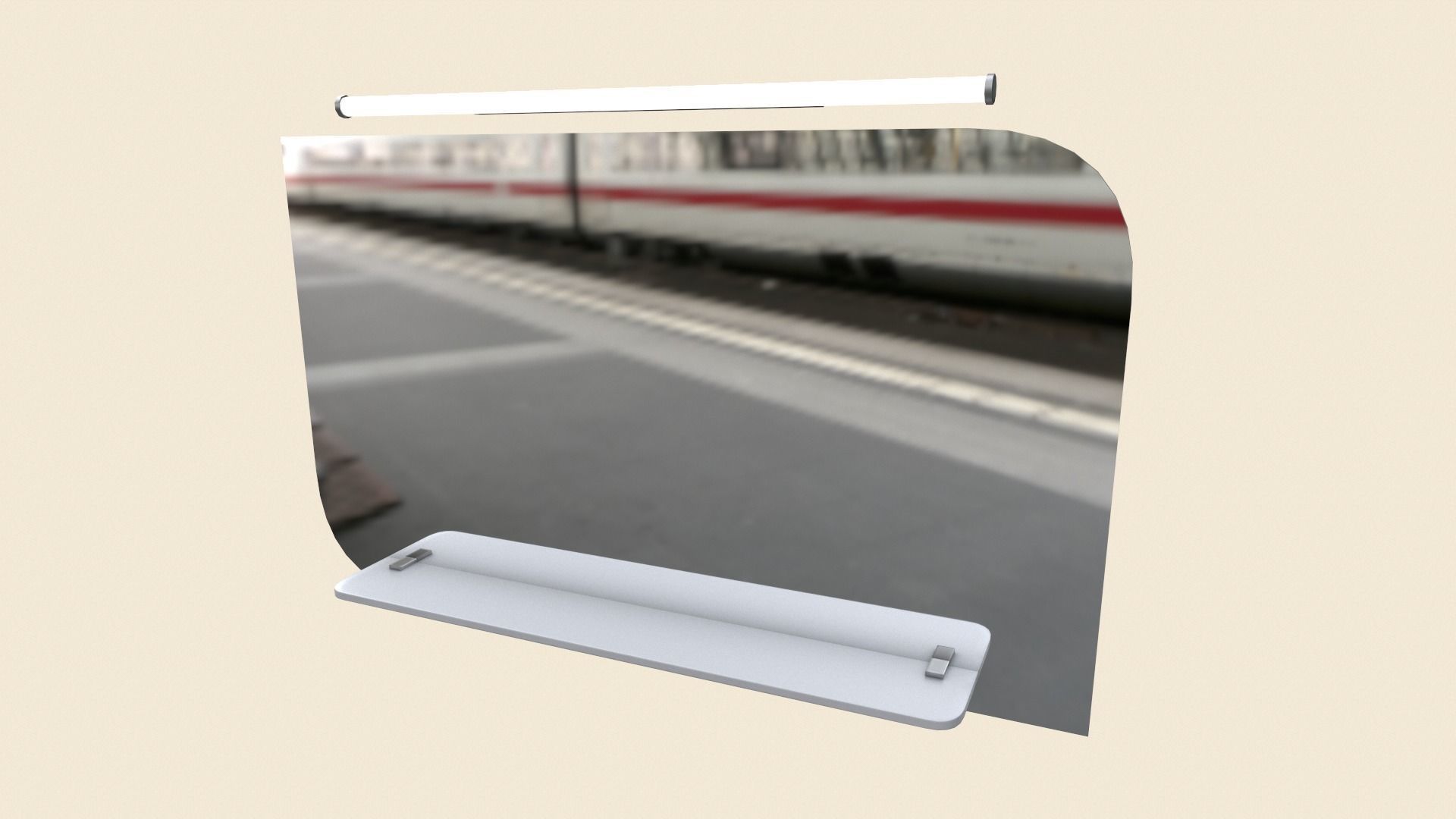 Bathroom Furniture Low-poly 3D model_5