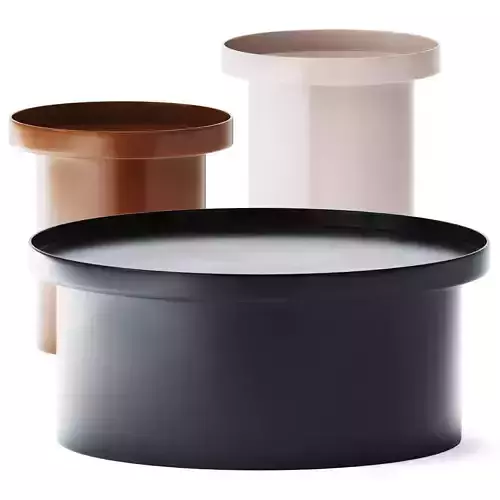 Metal Round Coffee Tables Caliz by Morada