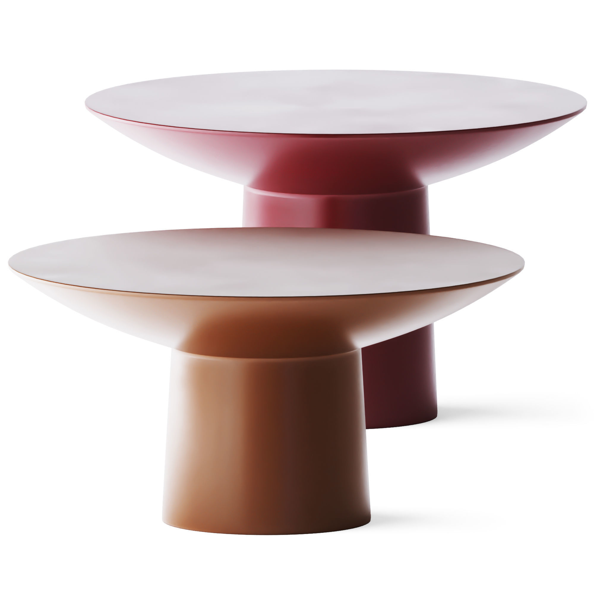 Round Coffee Tables Oskar by Hamilton Conte Paris 3D model_1
