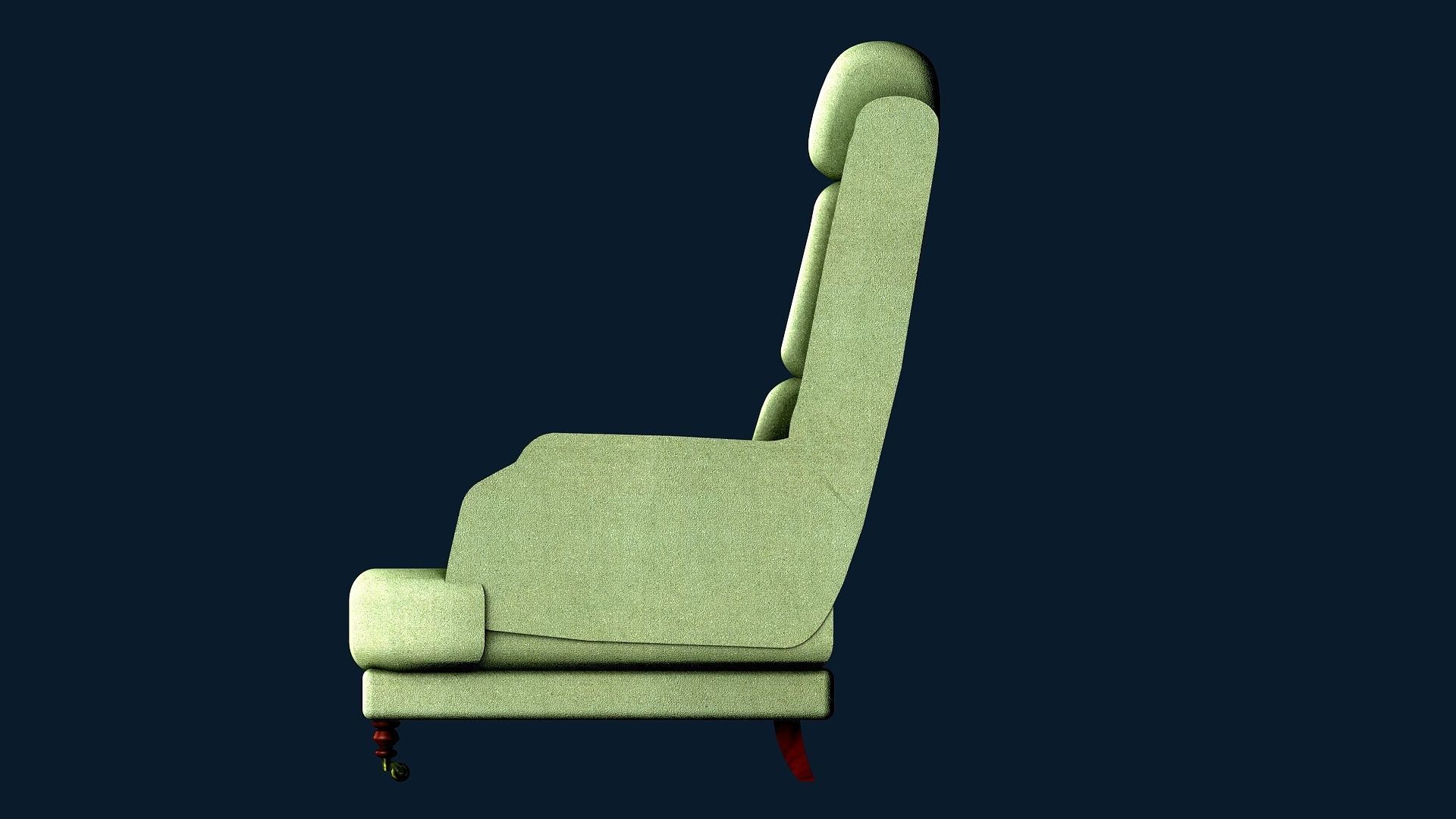 ARM CHAIR 3D model_4