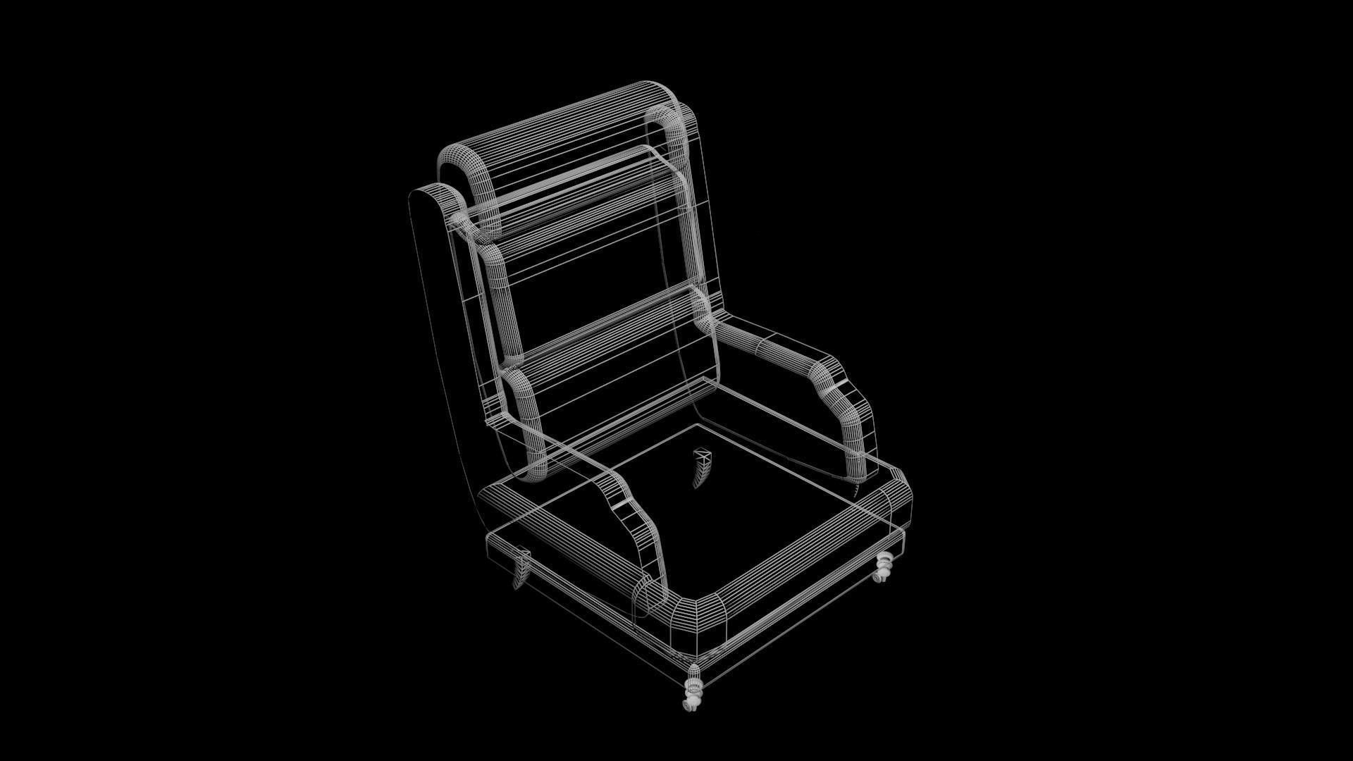 ARM CHAIR 3D model_5