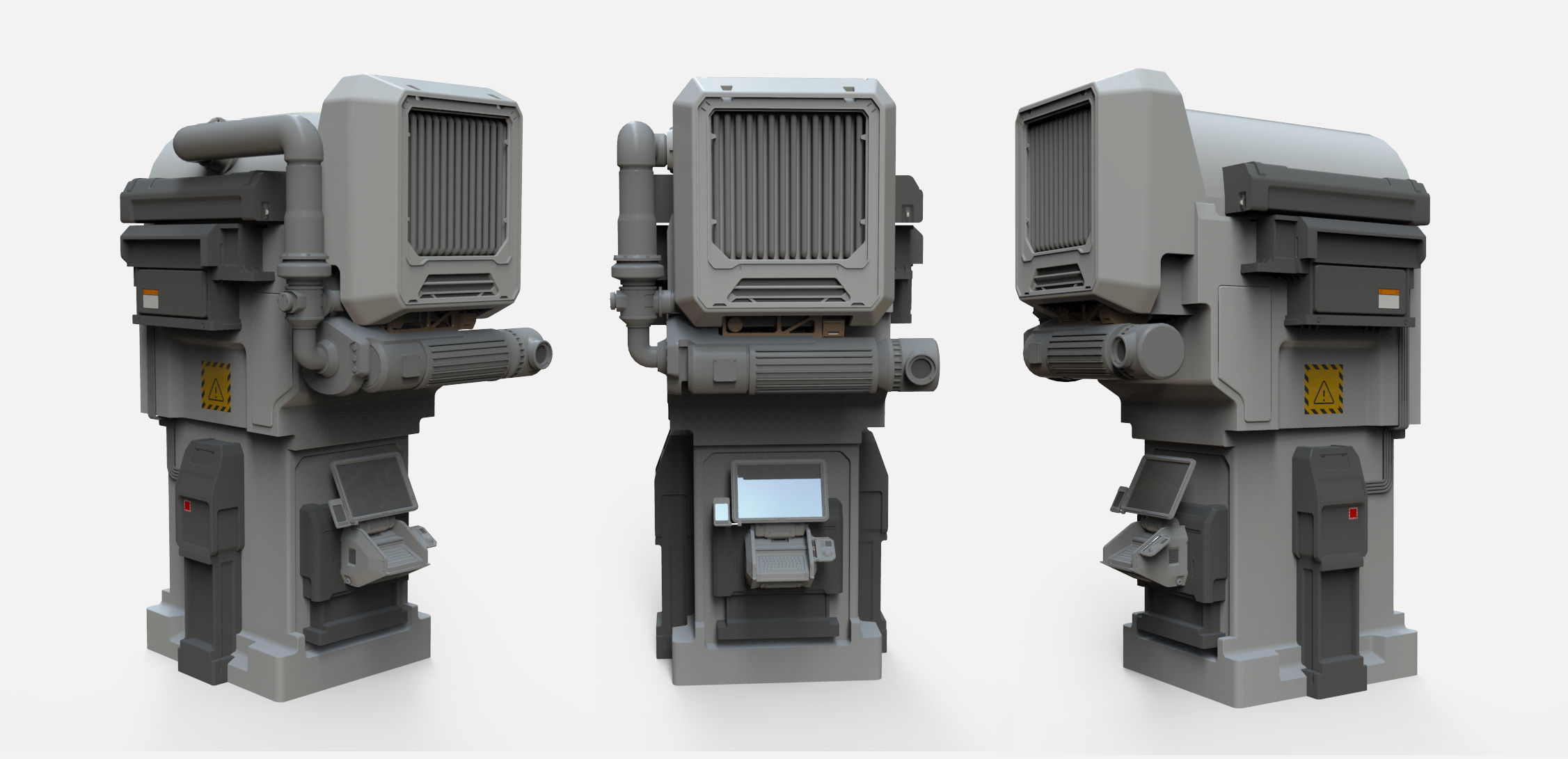 sci fi props 1 3D model_4