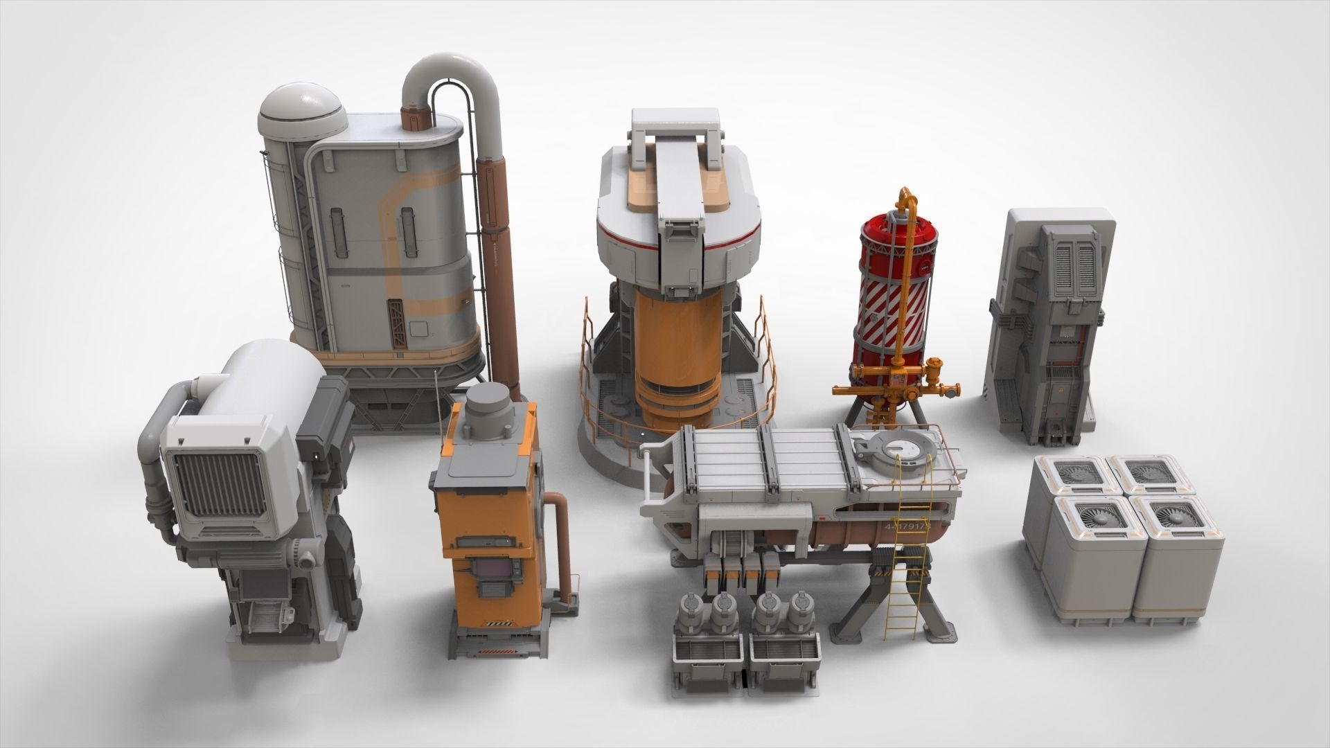 sci fi props 1 3D model_3