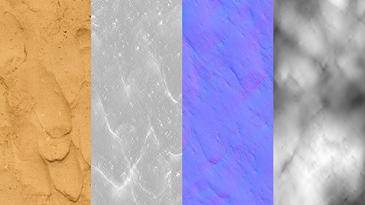 8 Seamless PBR Clay Texture Materials Texture_2