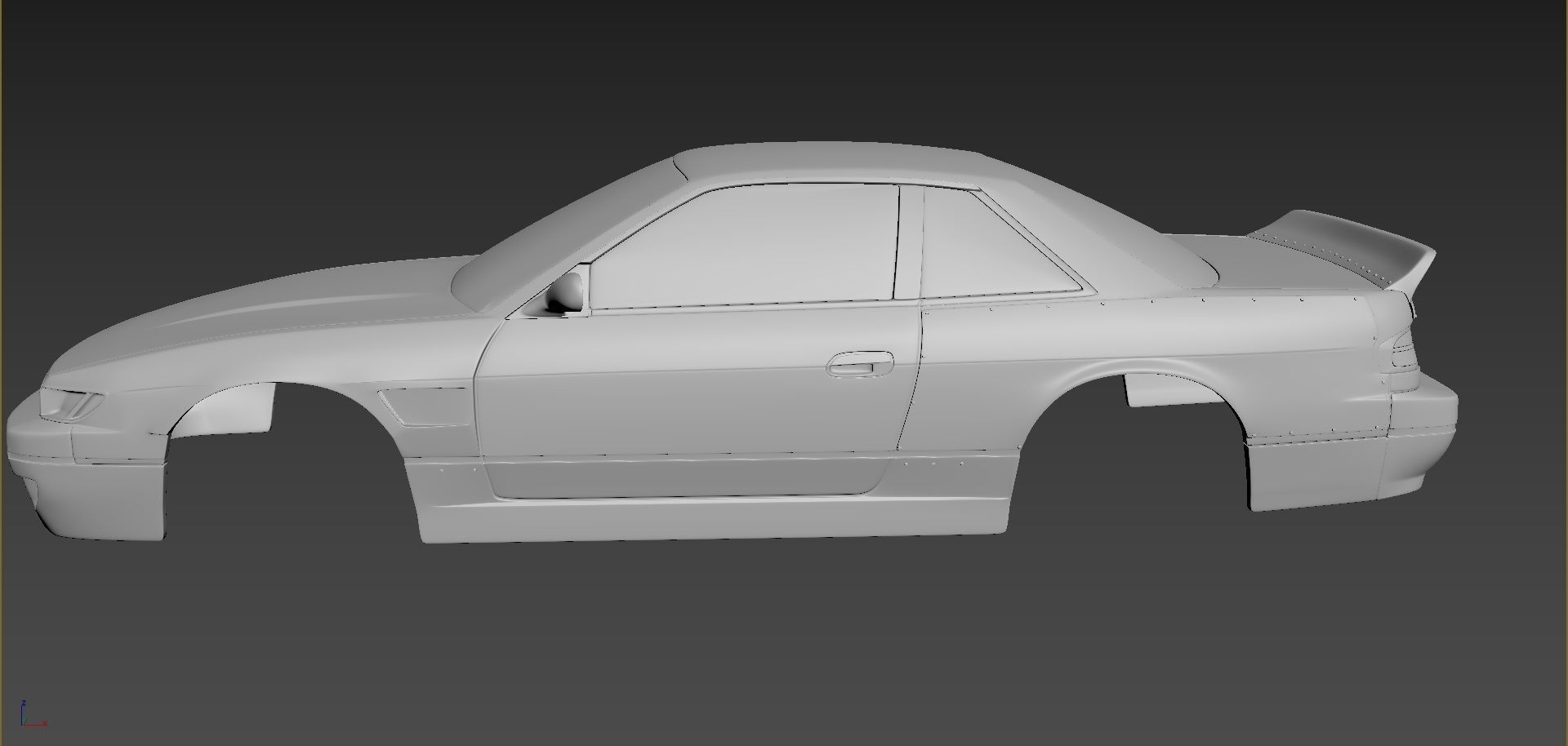 Nissan Silvia S13 Rocket Bunny v 1 3D print model_1