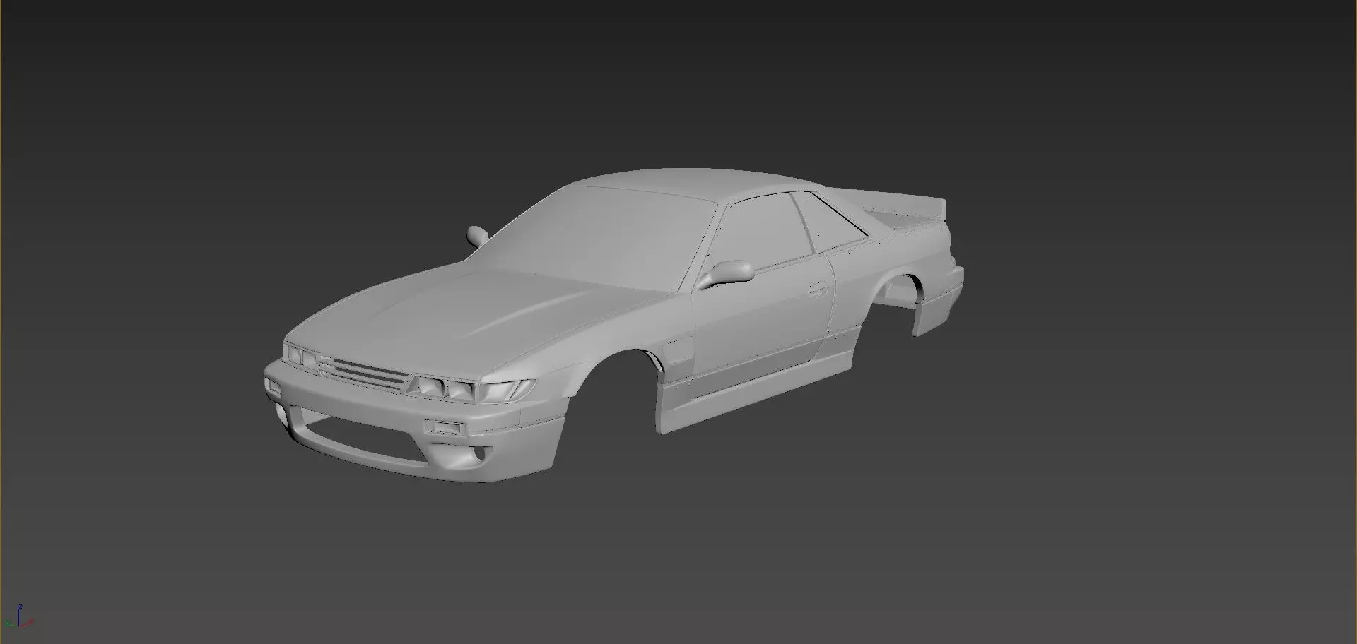 Nissan Silvia S13 Rocket Bunny v 1 3D print model_0