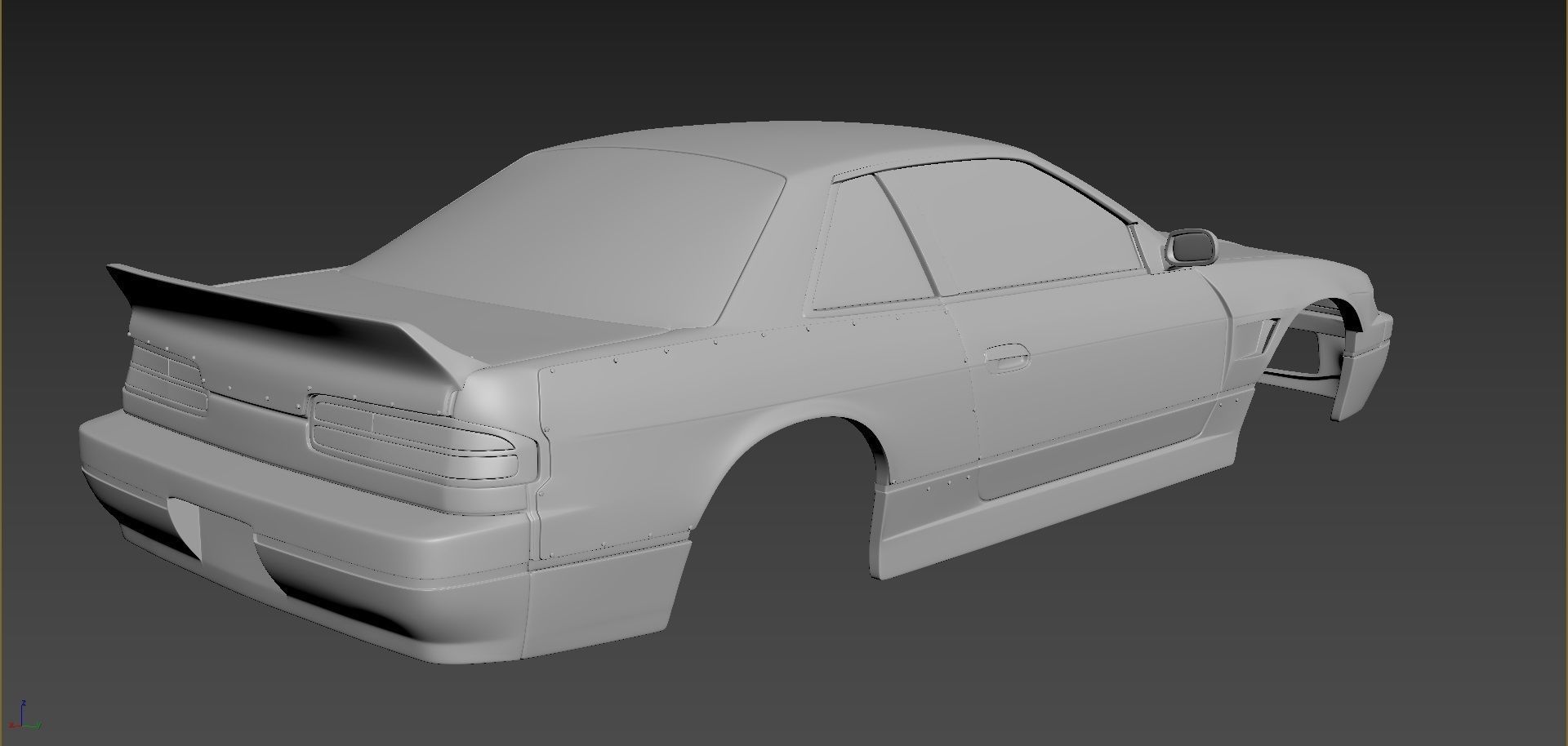 Nissan Silvia S13 Rocket Bunny v 1 3D print model_3