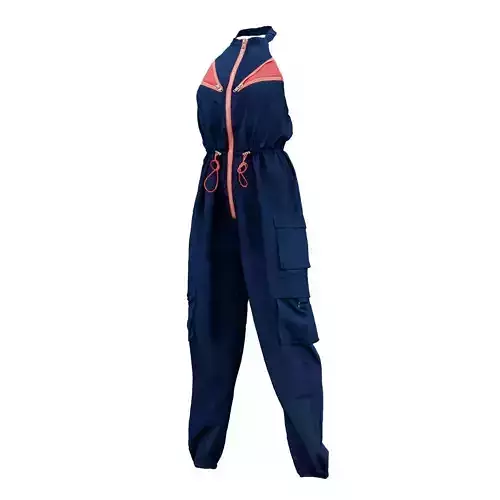 Zippered Jumpsuit