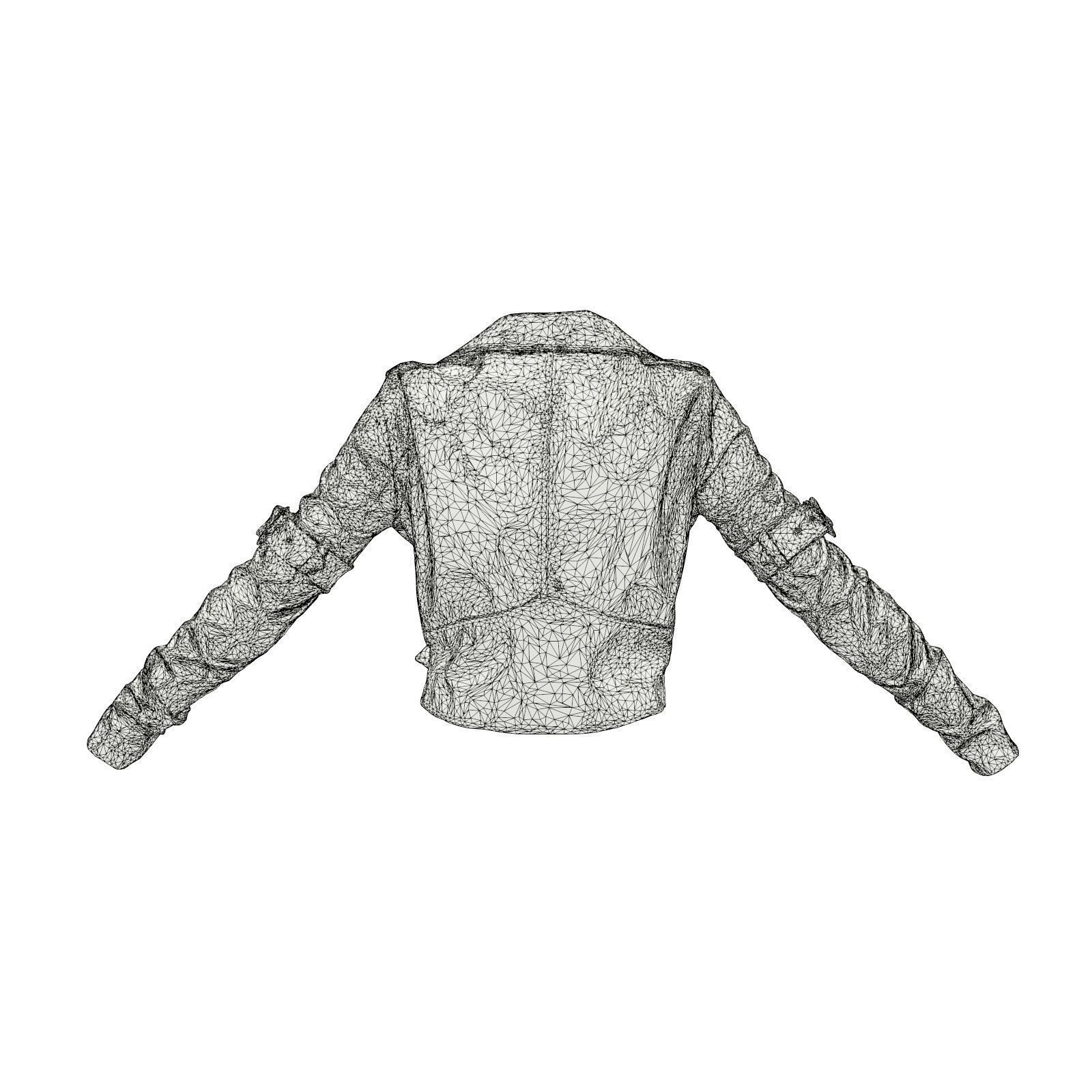 Zipper Hearts Vinyl Jacket 3D model_7