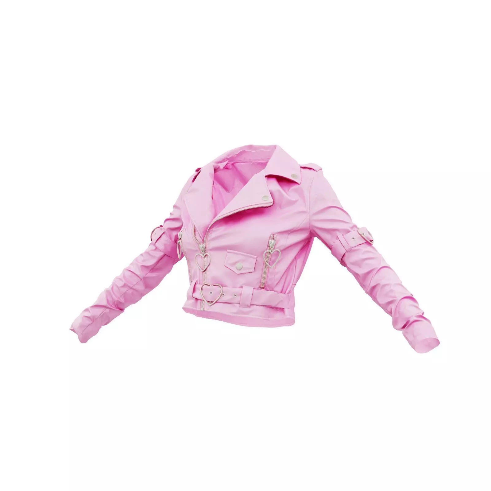 Zipper Hearts Vinyl Jacket 3D model_0