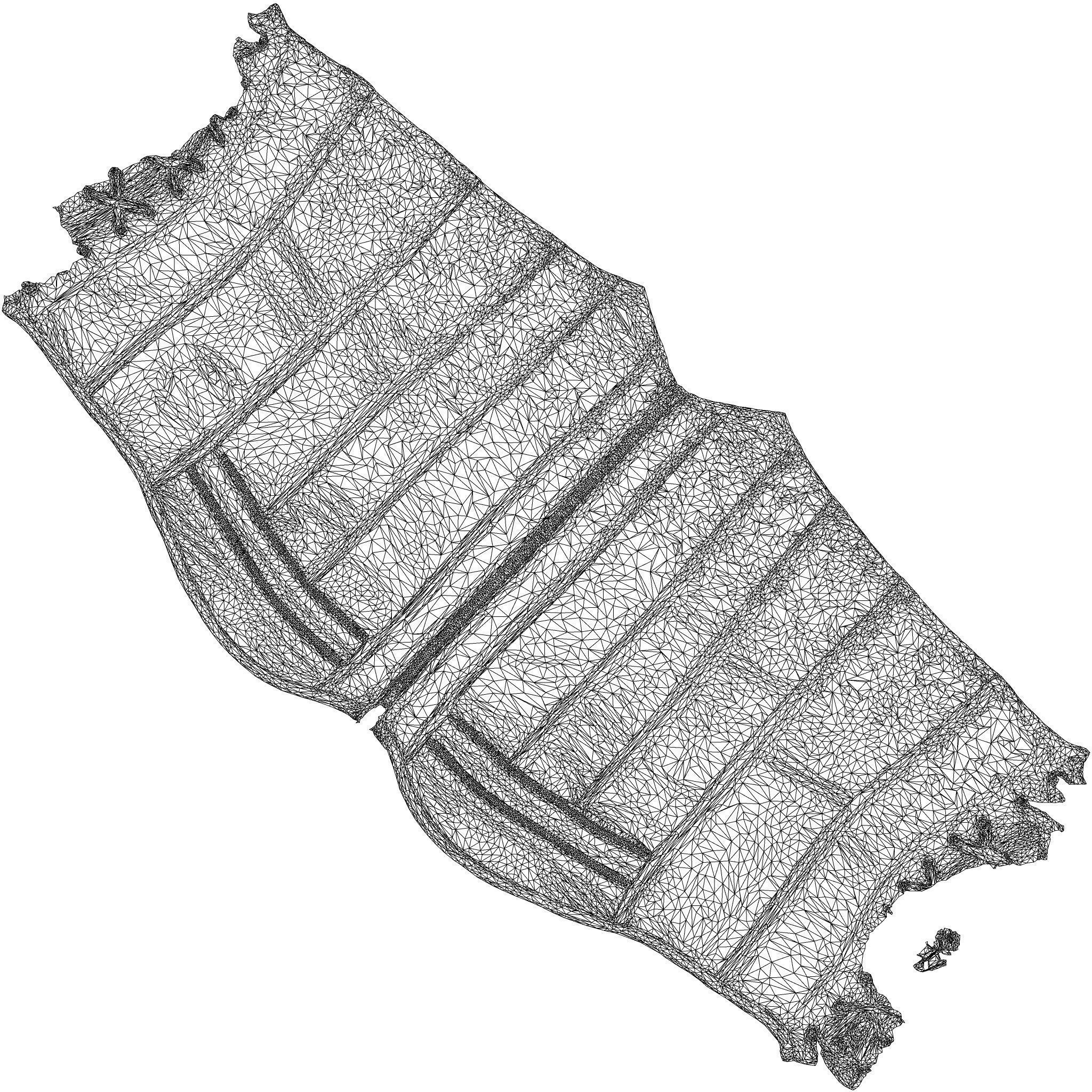 Zipper Corset 3D model_8