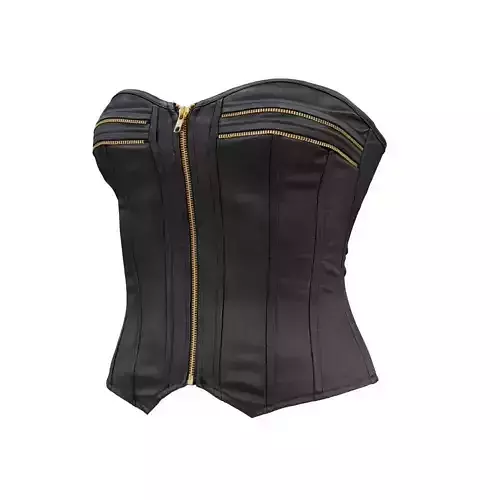Zipper Corset 3D model
