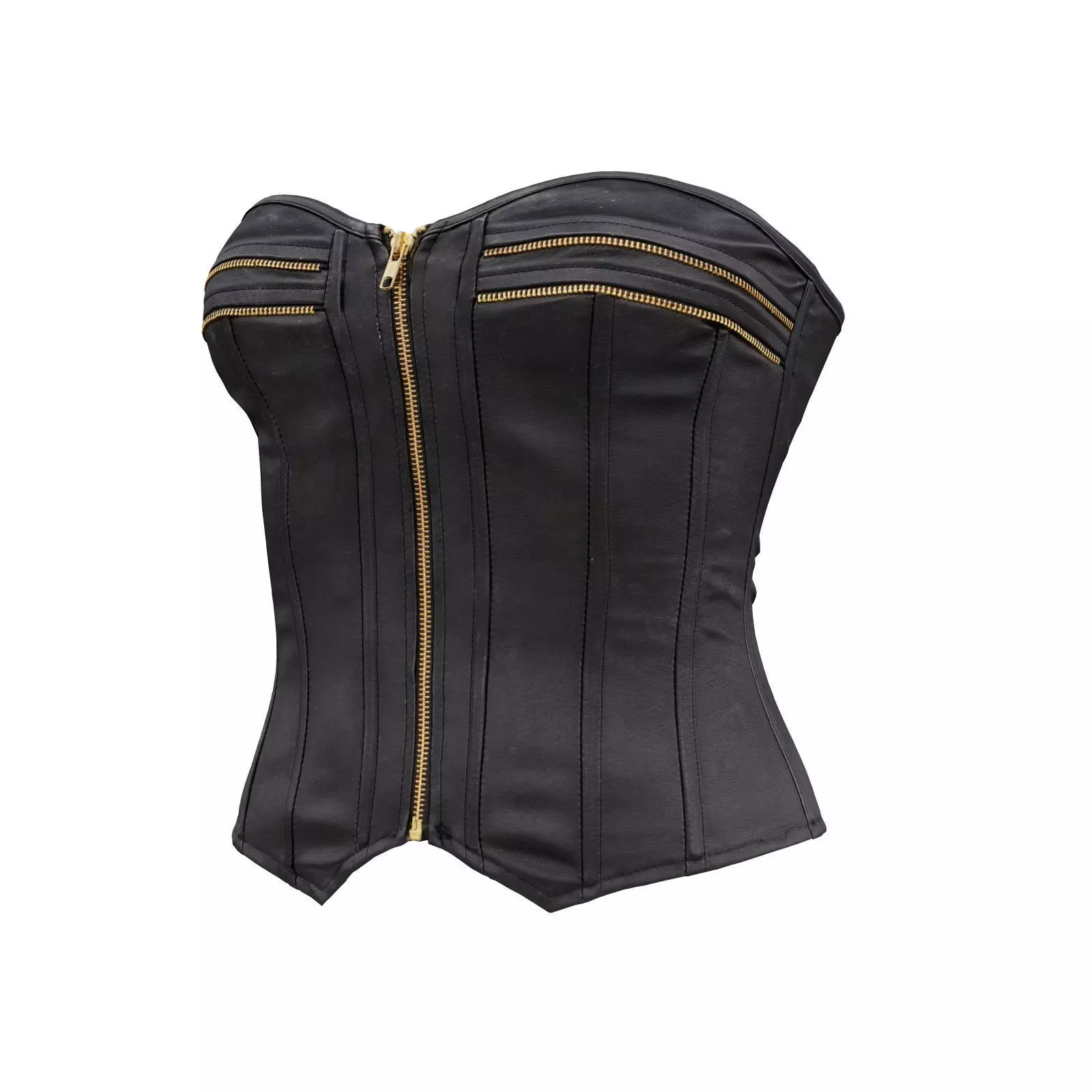 Zipper Corset 3D model_0