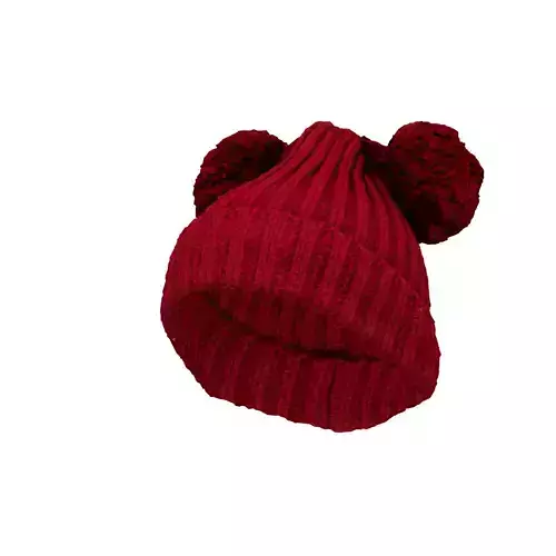 Wool Twin PomPom Hat