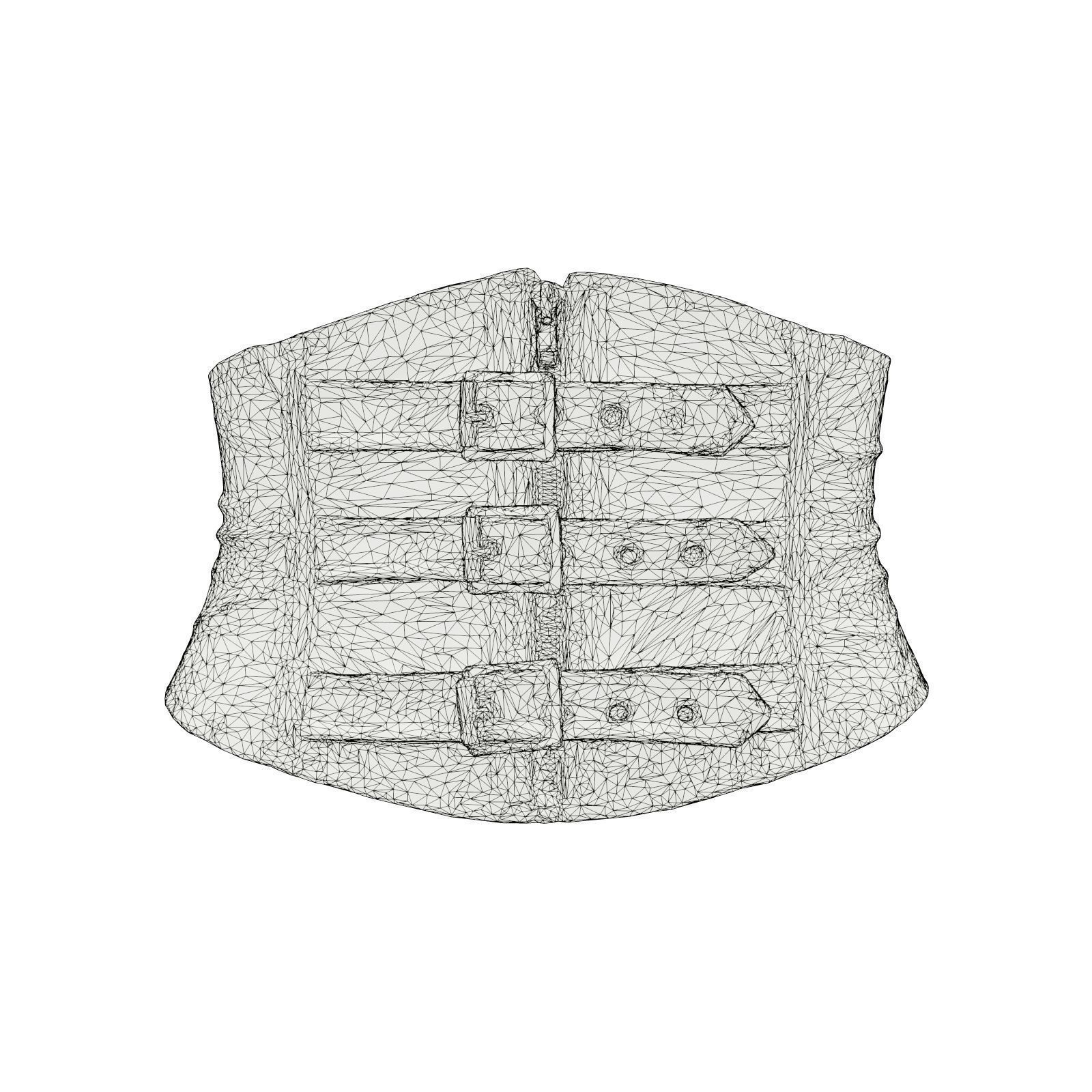 Waspie Corset 3D model_6