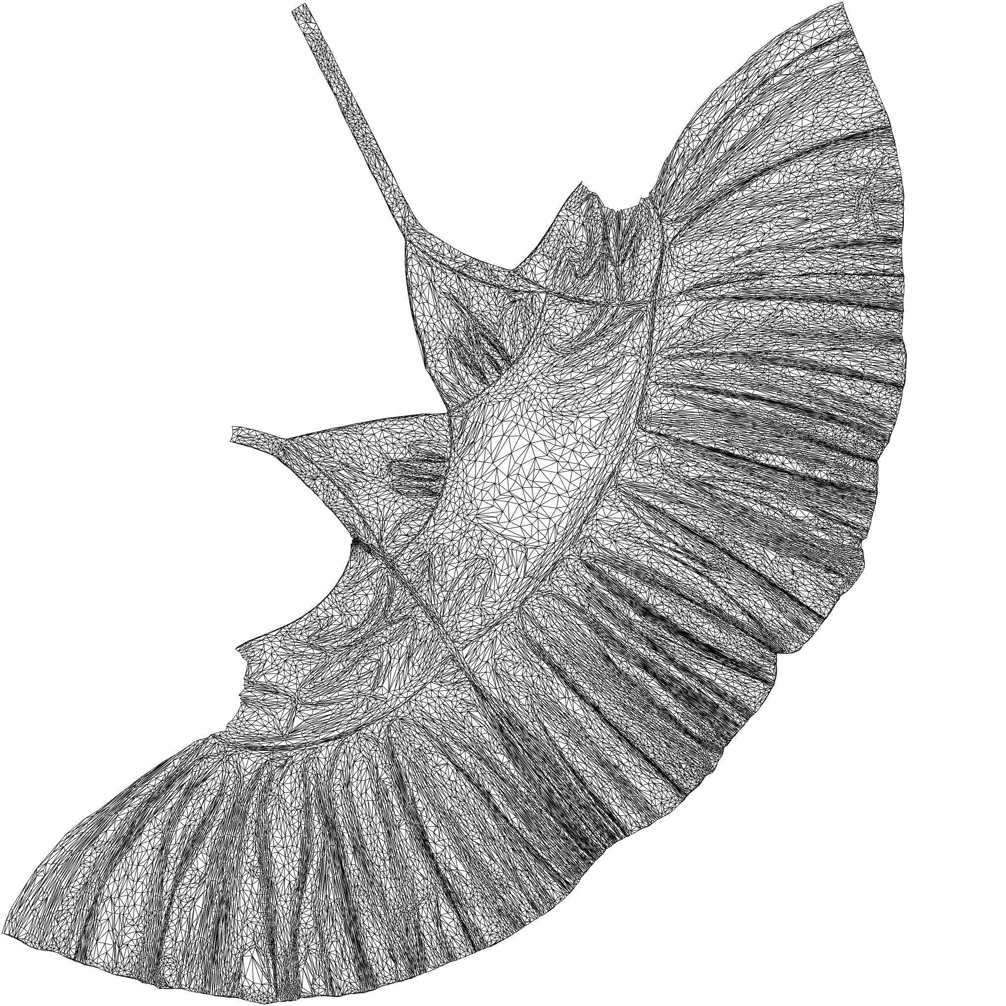 Vinyl Monroe Dress 3D model_8