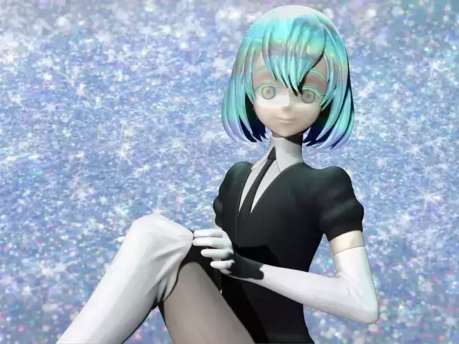 diamond dia-chan  houseki no kuni  3D print model